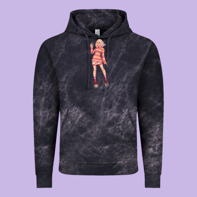 Colorful Girl Vintage Hoodie Designed By Tumblerdesignbyshophia