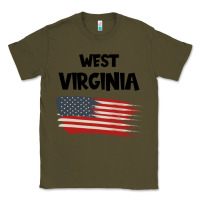 Army Green WEST VIRGINIA Classic Tee - Bettercallsaul