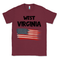 Burgundy WEST VIRGINIA Classic Tee - Bettercallsaul