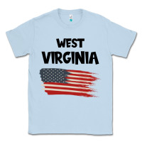 Dusty Blue WEST VIRGINIA Classic Tee - Bettercallsaul
