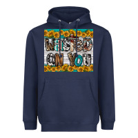 Navy Western Wasted On You Heavyweight Hoodie - LillyAllenDesigns