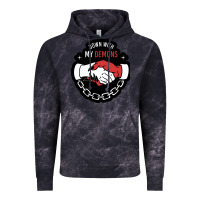 Cloud Black awesome down with my demons  for gift adult and kids men women  2021 Vintage Hoodie - lanVoArt