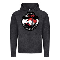 Vintage Black awesome down with my demons  for gift adult and kids men women  2021 Vintage Hoodie - lanVoArt