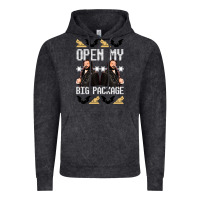 Vintage Black what we do in the shadows christmas sweater design—open my big packa Vintage Hoodie - lanVoArt