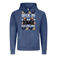 Vintage Denim what we do in the shadows christmas sweater design—open my big packa Vintage Hoodie - lanVoArt