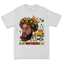 Dove Grey juneteenth is my independence day Premium Tee - LillyAllenDesigns