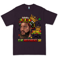 Plum juneteenth is my independence day Premium Tee - LillyAllenDesigns