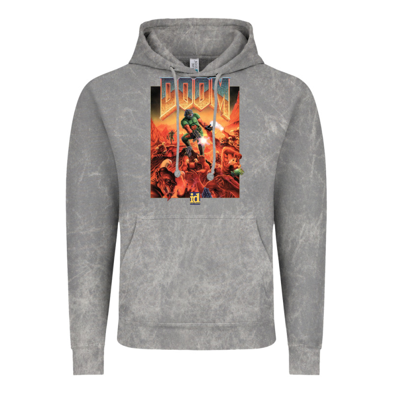 Doom 1993 Poster Pc Fps Vintage Hoodie by lanVoArt | Teevron