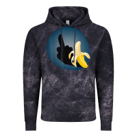 Cloud Black Dirty Joke Halloween Costume Joke Middle Finger Banana Vintage Hoodie - lanVoArt