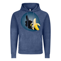 Vintage Denim Dirty Joke Halloween Costume Joke Middle Finger Banana Vintage Hoodie - lanVoArt