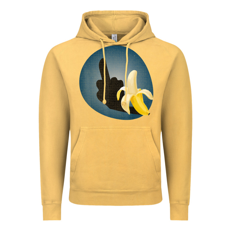 Dirty Joke Halloween Costume Joke Middle Finger Banana Vintage Hoodie by lanVoArt | Teevron