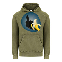 Vintage Olive Dirty Joke Halloween Costume Joke Middle Finger Banana Vintage Hoodie - lanVoArt
