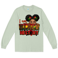 Matcha i am black history black girl peekaboo juneteenth Long Sleeve Tee - CowGirlArtShop