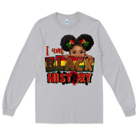 Moon Dust i am black history black girl peekaboo juneteenth Long Sleeve Tee - CowGirlArtShop