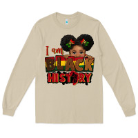 Mushroom i am black history black girl peekaboo juneteenth Long Sleeve Tee - CowGirlArtShop