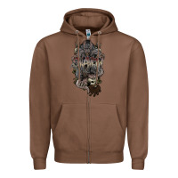 Chestnut skaven warhammer Zipper Hoodie - lanVoArt