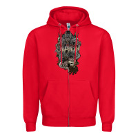 Red skaven warhammer Zipper Hoodie - lanVoArt