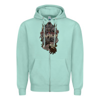 Seafoam skaven warhammer Zipper Hoodie - lanVoArt