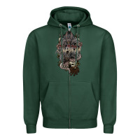 Sports Green skaven warhammer Zipper Hoodie - lanVoArt