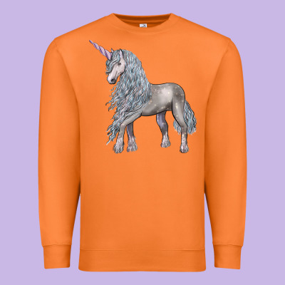 Unicorn Premium Sweatshirt Designed By Lillyallendesigns
