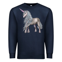 Navy Unicorn Premium Sweatshirt - LillyAllenDesigns