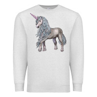Oatmeal Heather Unicorn Premium Sweatshirt - LillyAllenDesigns