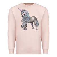 Pale Pink Unicorn Premium Sweatshirt - LillyAllenDesigns