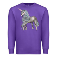 Purple Unicorn Premium Sweatshirt - LillyAllenDesigns