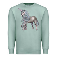 Seafoam Unicorn Premium Sweatshirt - LillyAllenDesigns