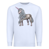 White Unicorn Premium Sweatshirt - LillyAllenDesigns