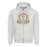 Dove Grey tanith  1 Zipper Hoodie - lanVoArt