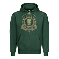 Sports Green tanith  1 Zipper Hoodie - lanVoArt