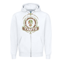 White tanith  1 Zipper Hoodie - lanVoArt