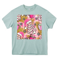 Arona christmas cake and pink mug seamless pattern bbs Heavy Core Tee - BundleAndBundleShop