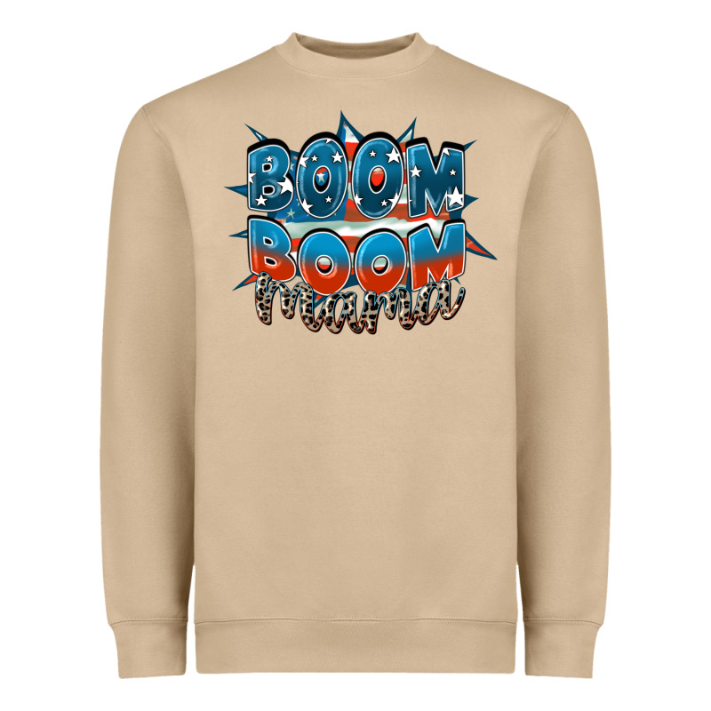 Boom Boom Mama Mother's Day Heavyweight Sweatshirt by FaDigitalArtStudio | Teevron