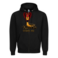 Black cobra cai Zipper Hoodie - lanVoArt
