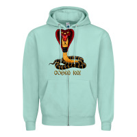 Seafoam cobra cai Zipper Hoodie - lanVoArt