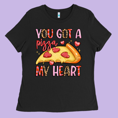 You Got A Pizza My Heart Ladies Tee Designed By Lillyallendesigns