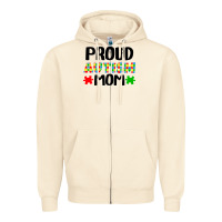 Sandshell autism awareness puzzle theme Zipper Hoodie - CowhideDigitalArt