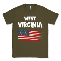 Army Green WEST VIRGINIA Classic Tee - Bettercallsaul