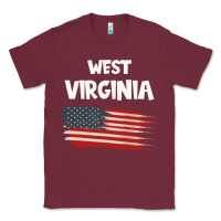 Burgundy WEST VIRGINIA Classic Tee - Bettercallsaul