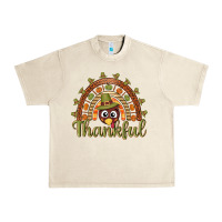 Sandshell Turkey rainbow thankful thanksgiving Urban Heavy Tee - NancyCooperArtShop