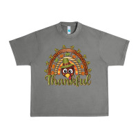 Tornado Turkey rainbow thankful thanksgiving Urban Heavy Tee - NancyCooperArtShop