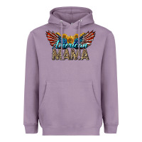 Lavender Western American Mama With Sunflowers Heavyweight Hoodie - LillyAllenDesigns