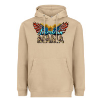 Western American Mama With Sunflowers Heavyweight Hoodie | Teevron