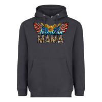 Smoke Western American Mama With Sunflowers Heavyweight Hoodie - LillyAllenDesigns