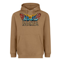 Toasted Coconut Western American Mama With Sunflowers Heavyweight Hoodie - LillyAllenDesigns