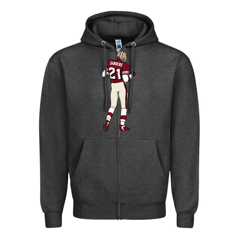 Deion Sanders 32 Zipper Hoodie by lanVoArt | Teevron