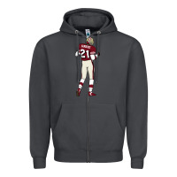 Smoke deion sanders 32 Zipper Hoodie - lanVoArt
