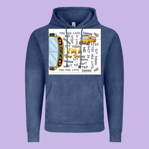I'm A Bus Driver School Bus Vintage Hoodie Designed By Tumblerdesignbyshophia